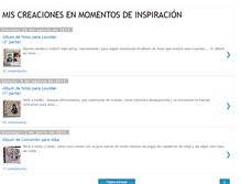 Tablet Screenshot of creacionesenmomentosdeinspiracion.blogspot.com