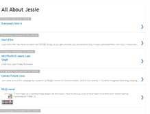 Tablet Screenshot of allaboutjessie-jessie.blogspot.com
