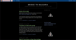 Desktop Screenshot of bridgetobulgaria.blogspot.com