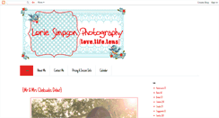 Desktop Screenshot of loriesimpsonphotos.blogspot.com