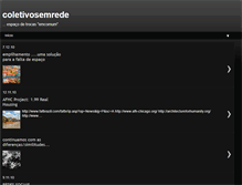 Tablet Screenshot of coletivosemrede.blogspot.com