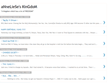 Tablet Screenshot of anneliesekingdom.blogspot.com