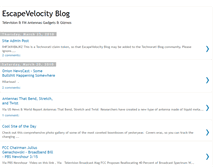 Tablet Screenshot of escapevelocityblog.blogspot.com