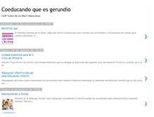Tablet Screenshot of coeducandoqueesgerundio.blogspot.com