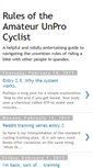 Mobile Screenshot of cyclistrules.blogspot.com