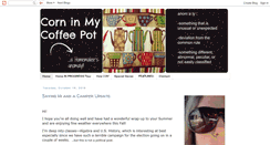 Desktop Screenshot of corninmycoffee-pot.blogspot.com