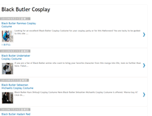 Tablet Screenshot of blackbutlercosplay.blogspot.com