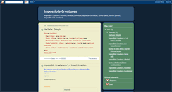 Desktop Screenshot of impossible-creatures-turkiye.blogspot.com