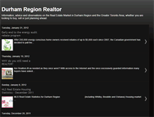 Tablet Screenshot of durhamregionrealtor.blogspot.com