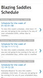 Mobile Screenshot of blazingschedule.blogspot.com