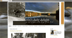 Desktop Screenshot of erinsdailydelight.blogspot.com