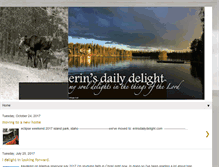 Tablet Screenshot of erinsdailydelight.blogspot.com