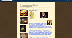Desktop Screenshot of nuevorincondecanela.blogspot.com