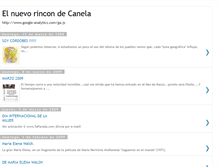 Tablet Screenshot of nuevorincondecanela.blogspot.com