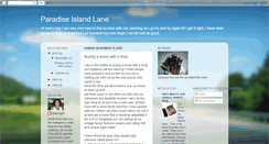 Desktop Screenshot of paradiseislandlane.blogspot.com