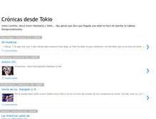 Tablet Screenshot of cronicaslondres.blogspot.com
