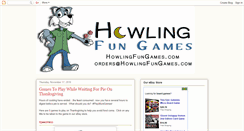 Desktop Screenshot of howlingfungames.blogspot.com
