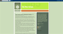 Desktop Screenshot of fabfilmforum.blogspot.com