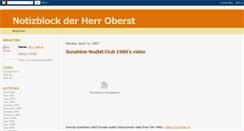 Desktop Screenshot of ho-notizblock.blogspot.com