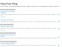 Tablet Screenshot of fortyfrumthing.blogspot.com