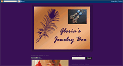 Desktop Screenshot of gloriasjewelrybox.blogspot.com