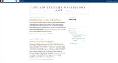 Desktop Screenshot of indiana-tennessee-walkers-for-sale.blogspot.com