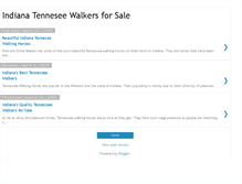 Tablet Screenshot of indiana-tennessee-walkers-for-sale.blogspot.com