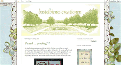Desktop Screenshot of bastelbienes-creationen.blogspot.com