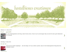 Tablet Screenshot of bastelbienes-creationen.blogspot.com
