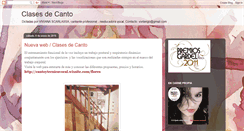 Desktop Screenshot of cantoclases.blogspot.com