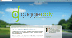 Desktop Screenshot of guggiedaly.blogspot.com