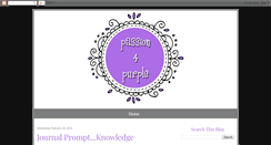 Desktop Screenshot of passion4purple.blogspot.com