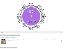 Tablet Screenshot of passion4purple.blogspot.com