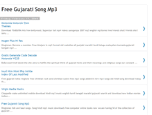 Tablet Screenshot of freegujaratisongmp3.blogspot.com