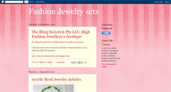 Desktop Screenshot of beauty-fashionjewelrysets.blogspot.com