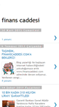 Mobile Screenshot of finanscaddesi.blogspot.com