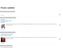 Tablet Screenshot of finanscaddesi.blogspot.com