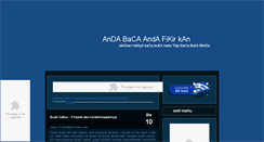 Desktop Screenshot of andabacaandafikir.blogspot.com