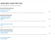 Tablet Screenshot of andabacaandafikir.blogspot.com