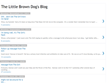 Tablet Screenshot of littlebrowndogblog.blogspot.com