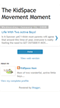 Mobile Screenshot of kidspacemovement.blogspot.com