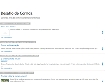 Tablet Screenshot of desafiodecorrida.blogspot.com