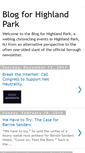 Mobile Screenshot of blogforhighlandpark.blogspot.com