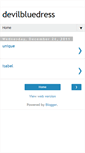 Mobile Screenshot of devilbluedress.blogspot.com