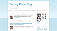 Desktop Screenshot of berbagipintar.blogspot.com