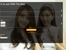 Tablet Screenshot of k-onsnsd.blogspot.com