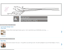 Tablet Screenshot of erinsdesignwonderland.blogspot.com