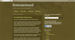 Desktop Screenshot of notconcerned.blogspot.com