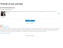 Tablet Screenshot of friendsofleoandmax.blogspot.com