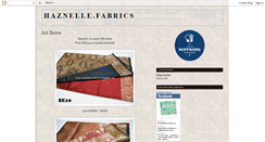 Desktop Screenshot of haznelle-fabrics.blogspot.com